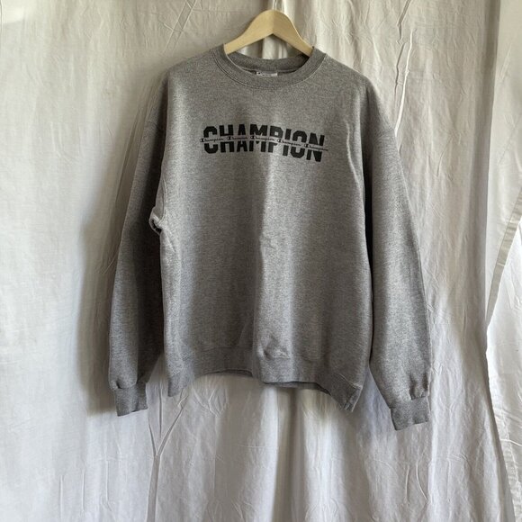 Unisex Size XL champion Sweatshirt Gray - Picture 1 of 6